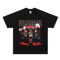Max Verstappen Max Verstappen Formula 1 Racing Training Cotton Loose Short Sleeve T-Shirt Locomotive Stylish Breathable