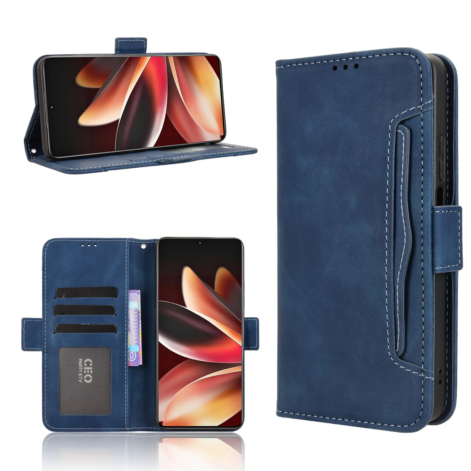 

Leather Case For Meizu Note 16 Pro 5G Note 16 Strong Magnet Case Flip Magnetic Wallet Flip Cover