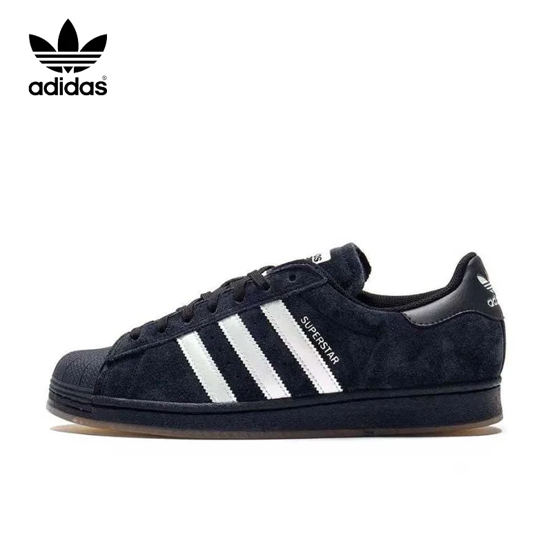 

Adidas Origins SUPERSTAR round toe comfortable, wear-resistant, breathable low top board shoes for men and women in black