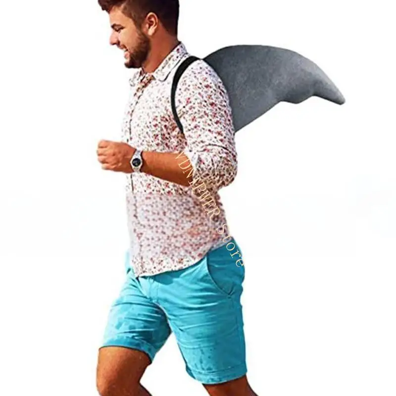 Shark Fin For Children Boy Girl Adult Cosplay Party Halloween Shark kostuum D08E