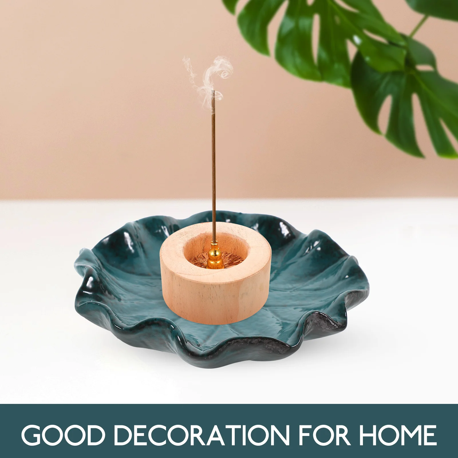 

Ceramic Incense Holder Delicate Retro Shape Compact Size for Reading Tea Home Accessories Incense Holder Home Accessories