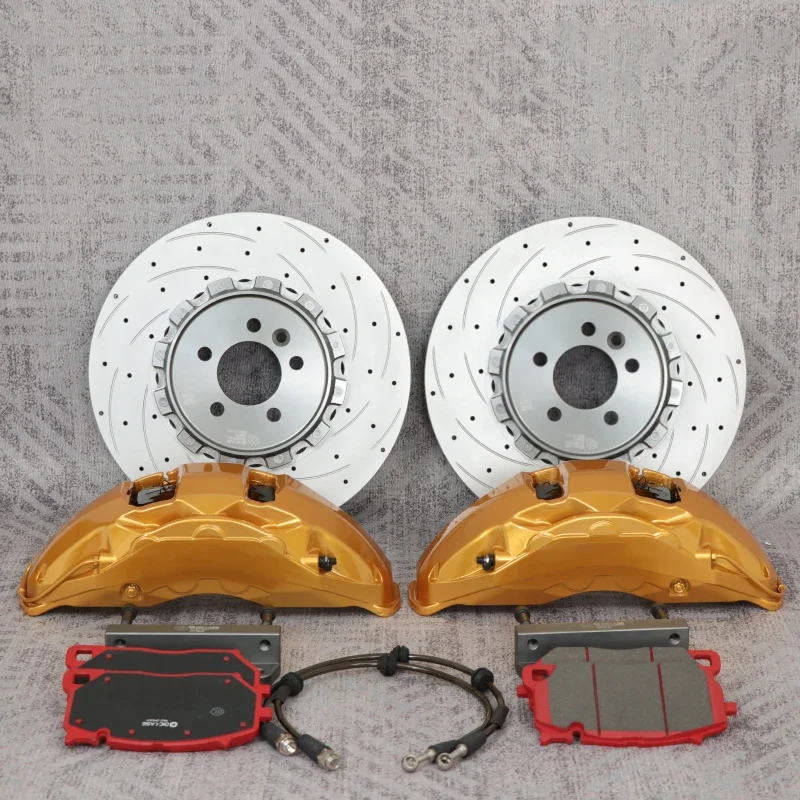 Customized Colors Golden Auto Brake Caliper Upgrade Brake System For Land Cruiser Land Rover