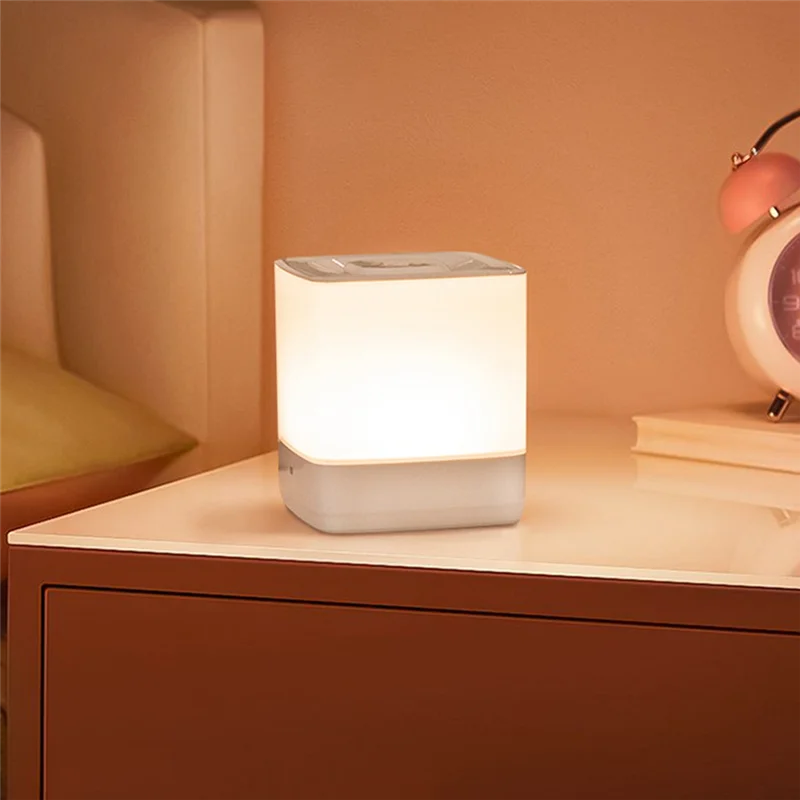 Luce notturna AAAC-LED USB ricaricabile a 3 livelli di luminosità per lampada da comodino per la decorazione della camera da letto