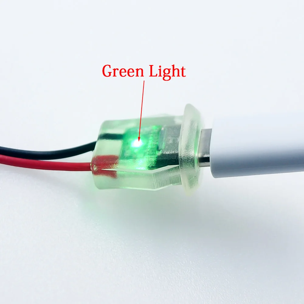 Prise de Charge USB Type C 5A، 2 Broches، avec plaque lumineuse LED، Port d'alimentation USB-C étanche، موصل أنثى TYPE- #2