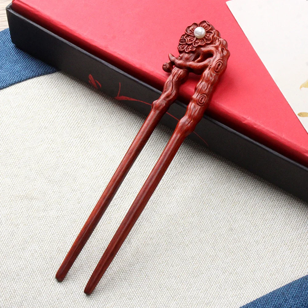 

Wooden Fork Carving Accessories Long Sticks Bun Styling Smooth Surface iental Chinese Hair Clips For Women Charm Women Hair