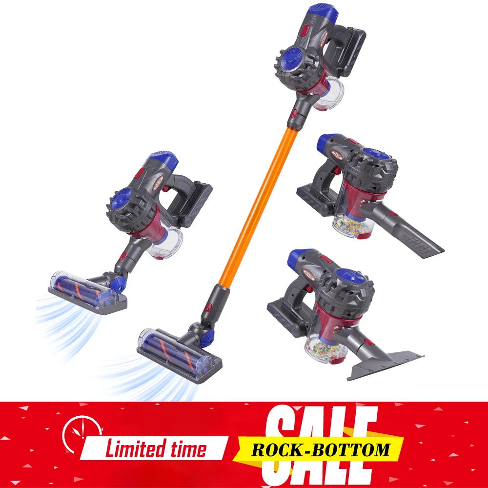 Kids Simulation Electric Vacuum Cleaner Cleaning Set for Toddlers Role Play Housekeeping Educational Toys Girl Boy Gifts