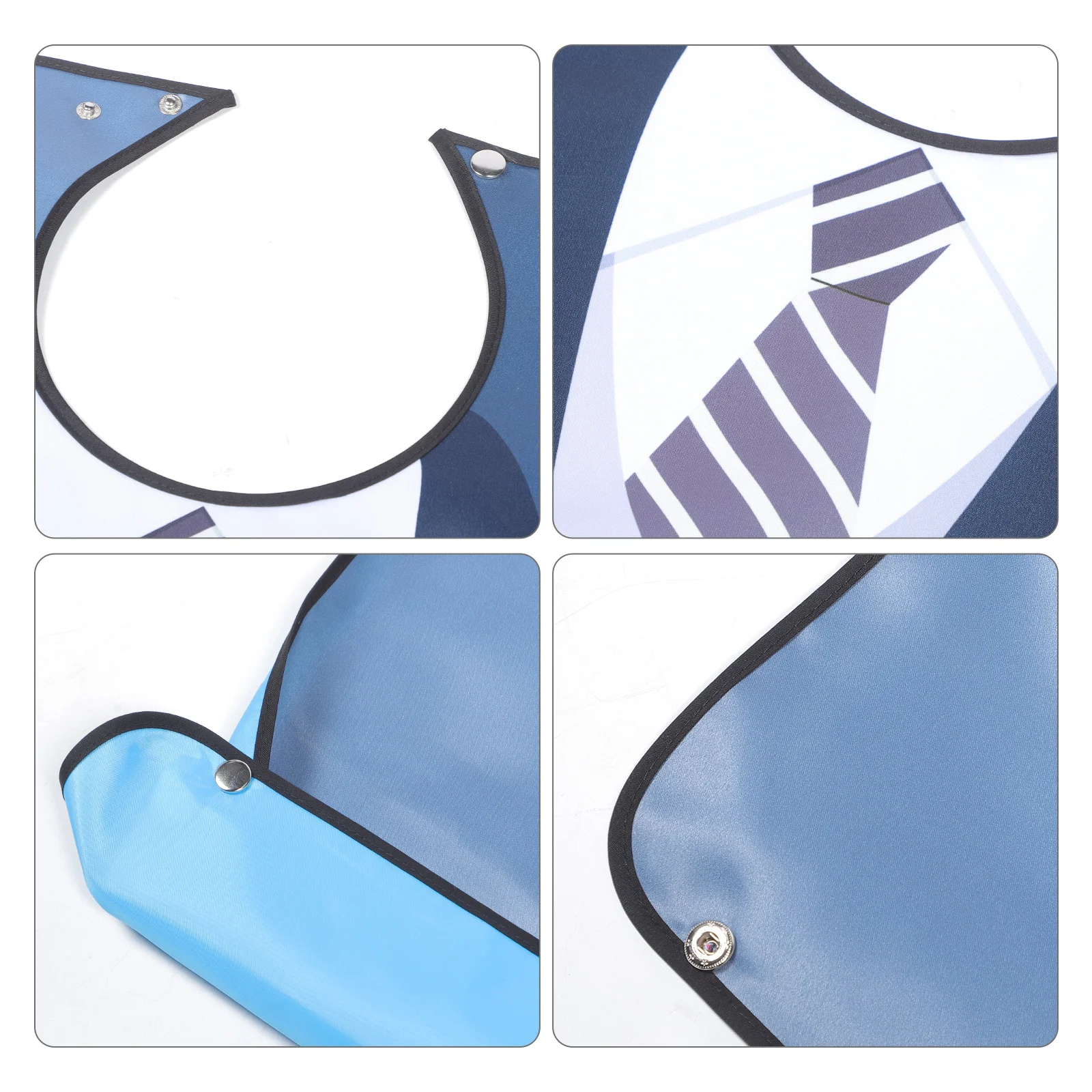 

Adult Waterproof Elderly Bib Durable Foldable Dinner Eating Accessories Reusable Washable Clothing Protector Adult Bib