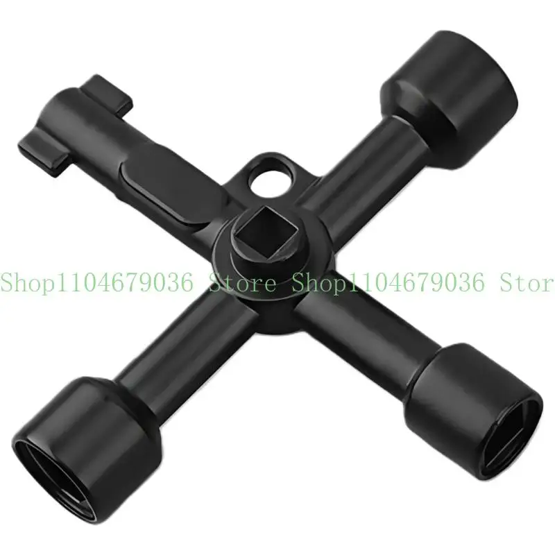 652F 4 -Wege -Dreiecksschlüsselschlüssel für Zug elektrischer Aufzugsschrank professionelle Dreieckschlüsselwerkzeug