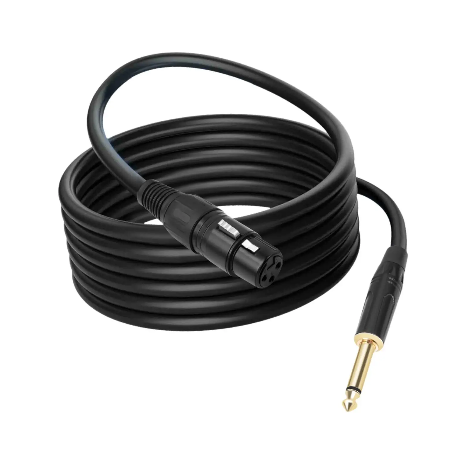 1/4inch TRS to XLR Connector Cable for Audio Devices Male to Female Link