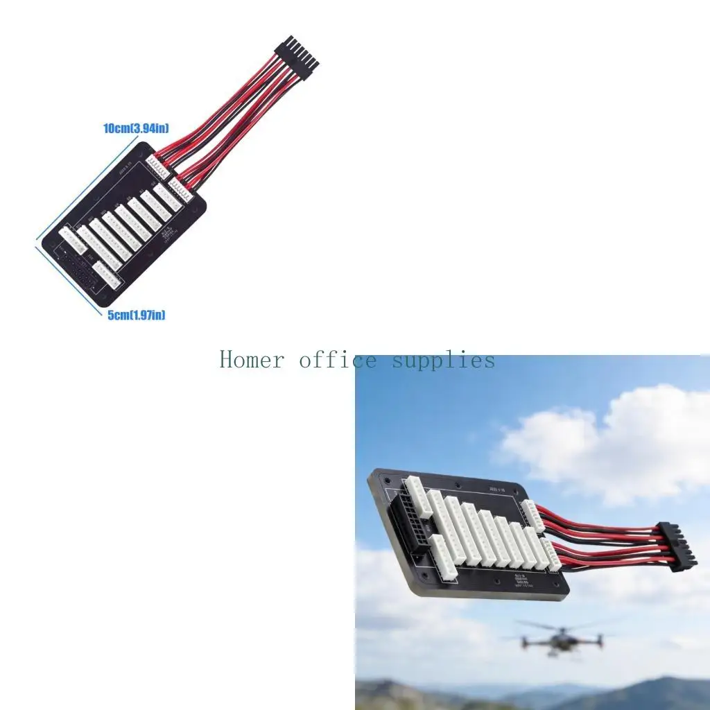 K43B MX3.0-toXH Battery Balance Charging Adapters Board for 6S-14S Lithium Batteries with Label Connectors for Remote Aircraft