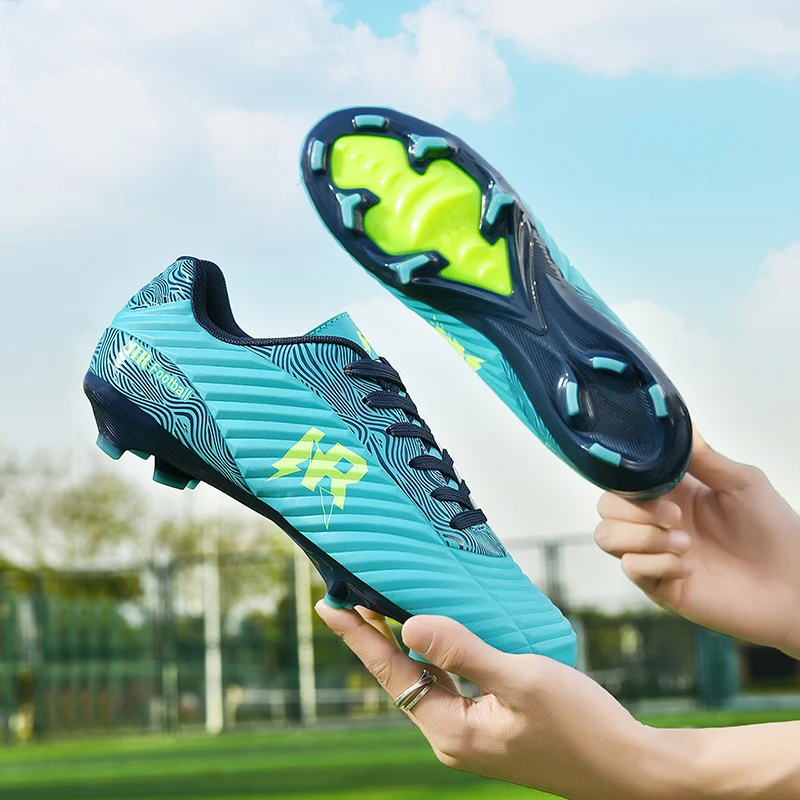 New Men Football Boots Match Grass Cleats High-quality Soccer Shoes Futsal Non-Slip Indoor Hot-selling High-top Sneakers Outdoor