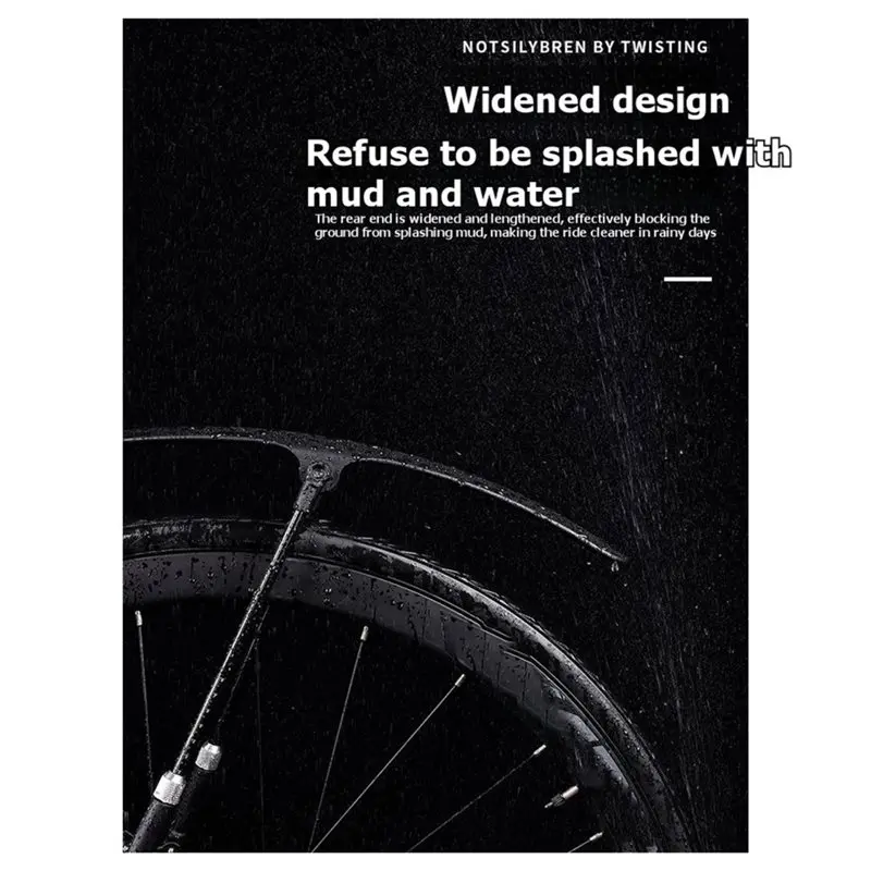 NEW HOT In Stock-1 Pair Of Road Cycling Splash Guard Bike Splash Guard Easy Installation Bicycle Splash Guard Mud Guards