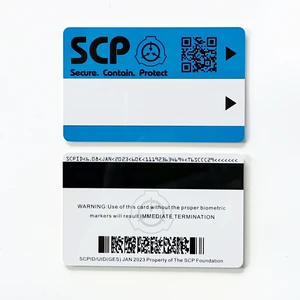 Temel-SCP-Güvenli Erişim KİMLİK Kartları, El Yapımı Anahtar Kartı, Gizli Laboratuvar Versiyonu, 8 en çok satan, vakıf ve scp - №3