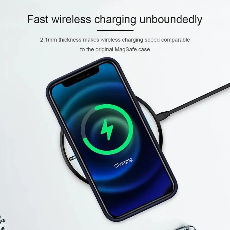 السائل سيليكون MagSafe الهاتف لينة الحال بالنسبة POCO F7 الترا برو X7 X6 F6 M7 M6 C75 65 5G المغناطيسي شحن لاسلكي غطاء وقائي