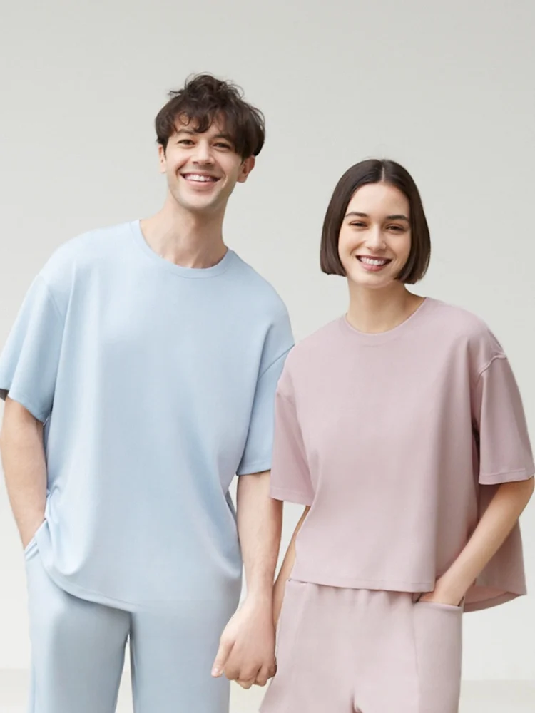 ubras-couple-sle-home-clothes-set-round-ne-loose-comfortable-casual-sweatirt-women's-comfortable-spwear-ex