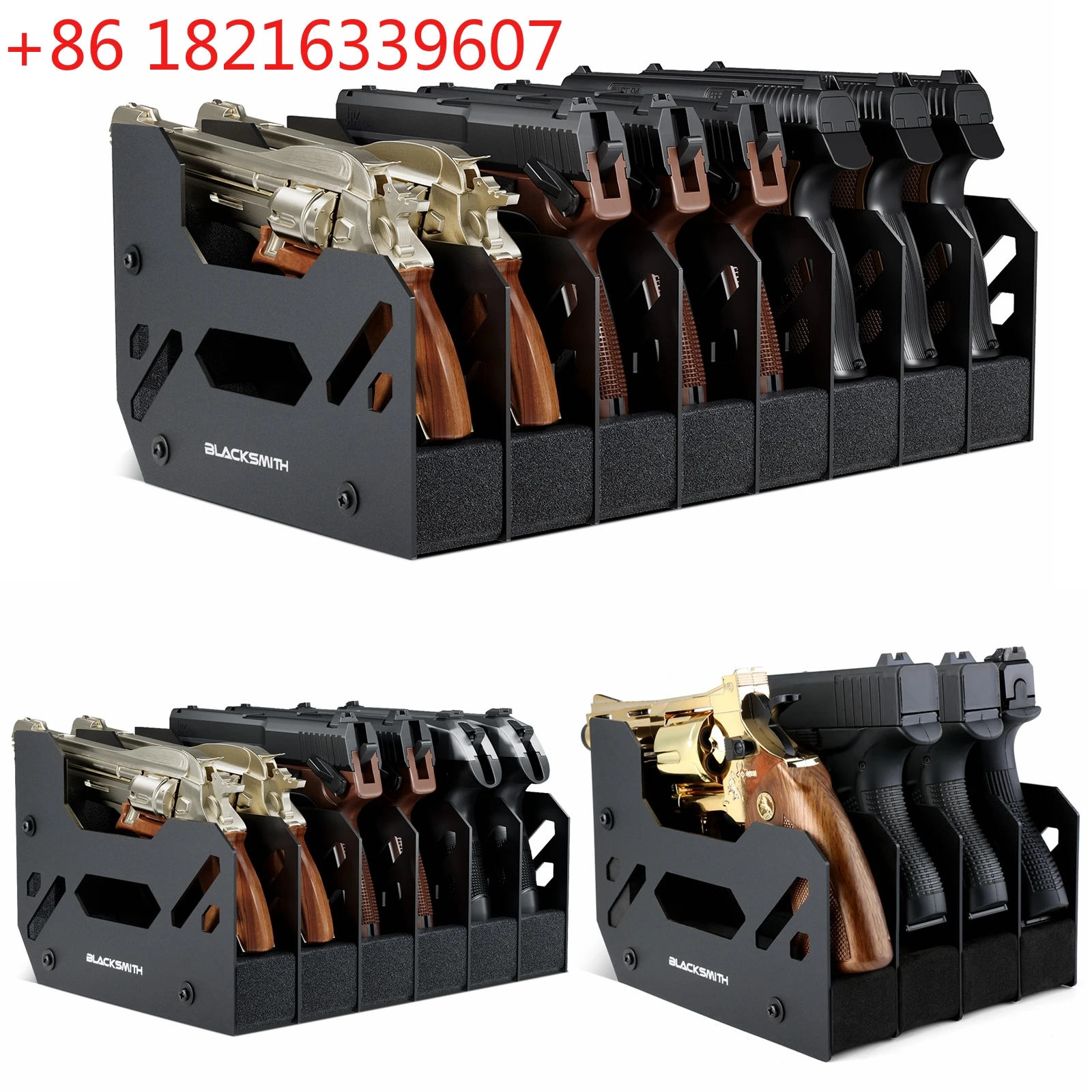 

Стойка для пистолетов TAO Blacksmith на 4/6/8 слотов, держатель для пистолетов, подставка для хранения и демонстрации оружия