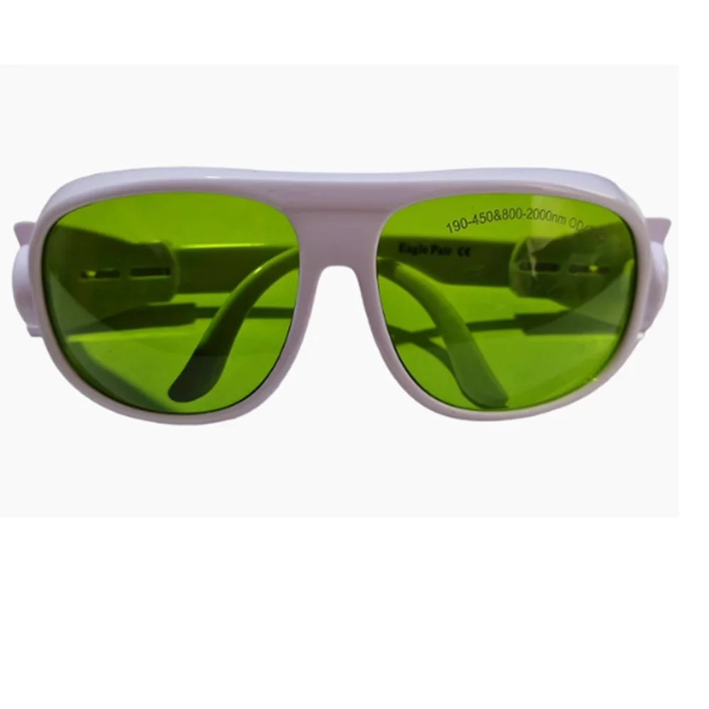 190-450nm/800-2000nm OD4+Wide Spectrum Continuous Absorption Laser Protective Mirror Glasses