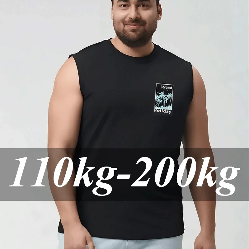 Plus Größe männer Tank Tops Gym Volle Baumwolle Workout Fitness Ärmelloses Shirt Männer Pullover Rundhals Sport Weste Männliche Unterhemd