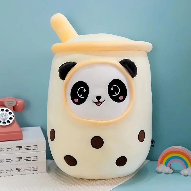22-70cm Riesige Bubble Tea Plüschtiere Quetschbares Milchtee Boba Kissen Peluche Eiscreme Fruchtsaft Getränkeflasche Requisit Deko Geschenk