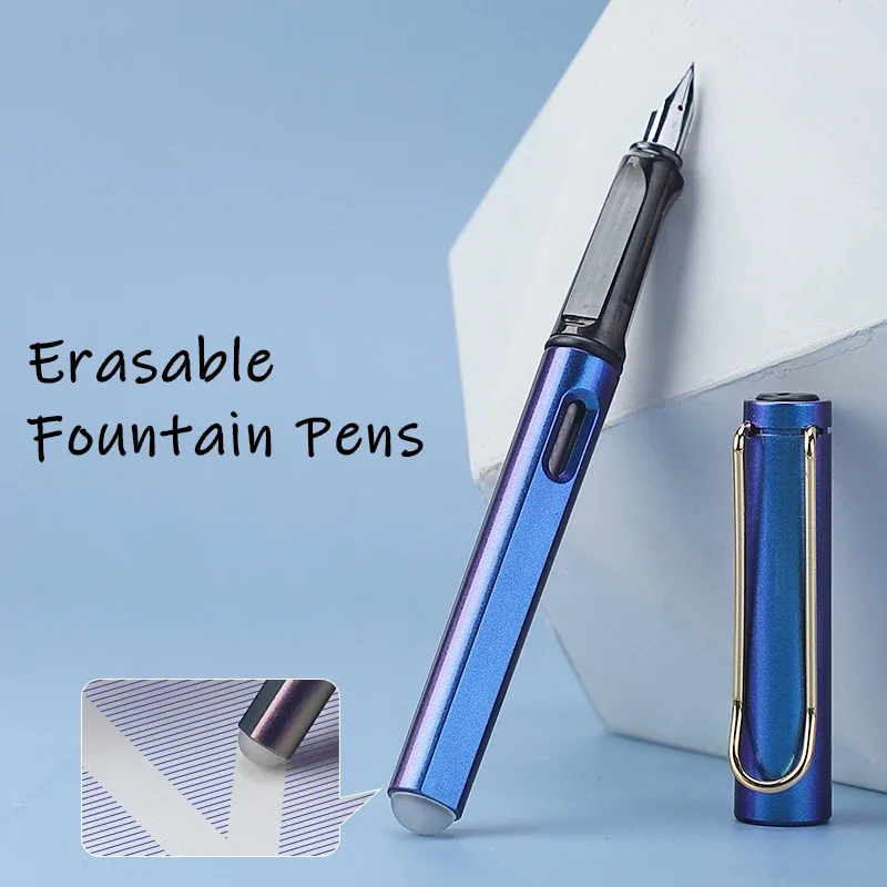 Student Erasable Fountain Pens Stationery Replace Ink Cartridge Water Cheap Gel Pen Multi Color For Practise Calligraphy