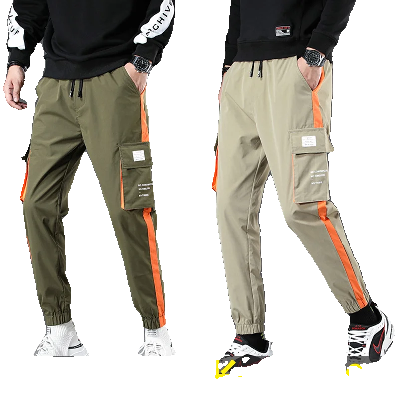 طويل القامة الرجال فضفاضة تناسب السراويل الربيع الصيف ملابس العمل السراويل العلامة التجارية العصرية تنوعا السراويل الترفيه مريحة #5