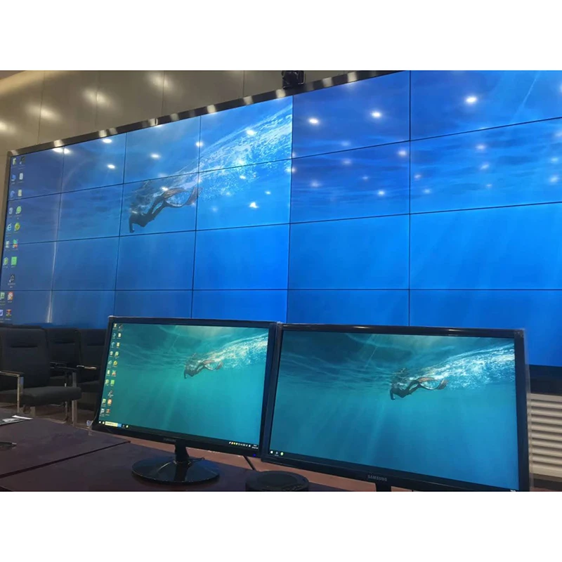 Parete video lcd con espositore pubblicitario personalizzato 2x2 3x3 led/oled/lcd