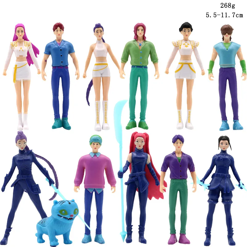 

12 in 1 All-Star Witch Hunter KPOP Girls Boy Band Handmade Series Witch Hunter Protagonist Team Model Anime Game Doll Model