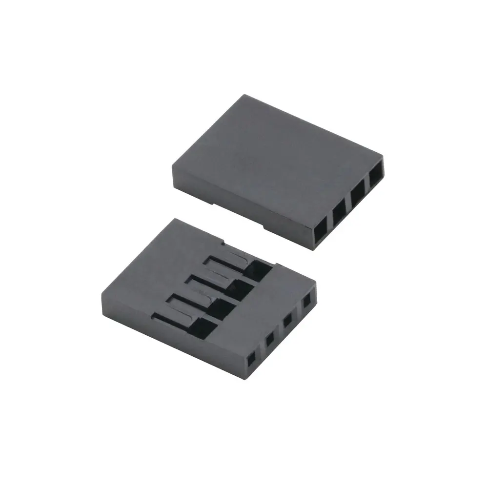 TJC8 Dupont obudowa z tworzywa sztucznego wtyczka 2,54mm skok pojedynczy dwurzędowe złącze Dupont 1P/2P/3P/4P/5P/6P/7P/8P/9P/10P obudowa sworzeń żeński — zdjęcie 4