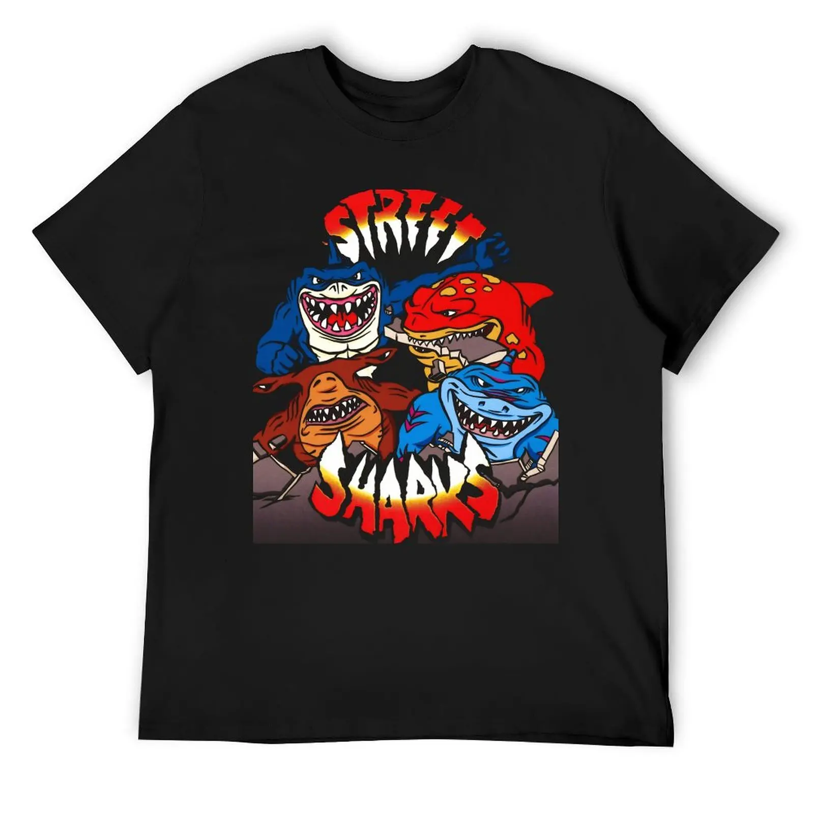 

Street Sharks Grouop / Logo T-Shirt anime t shirts tops anime figures tshirts for men