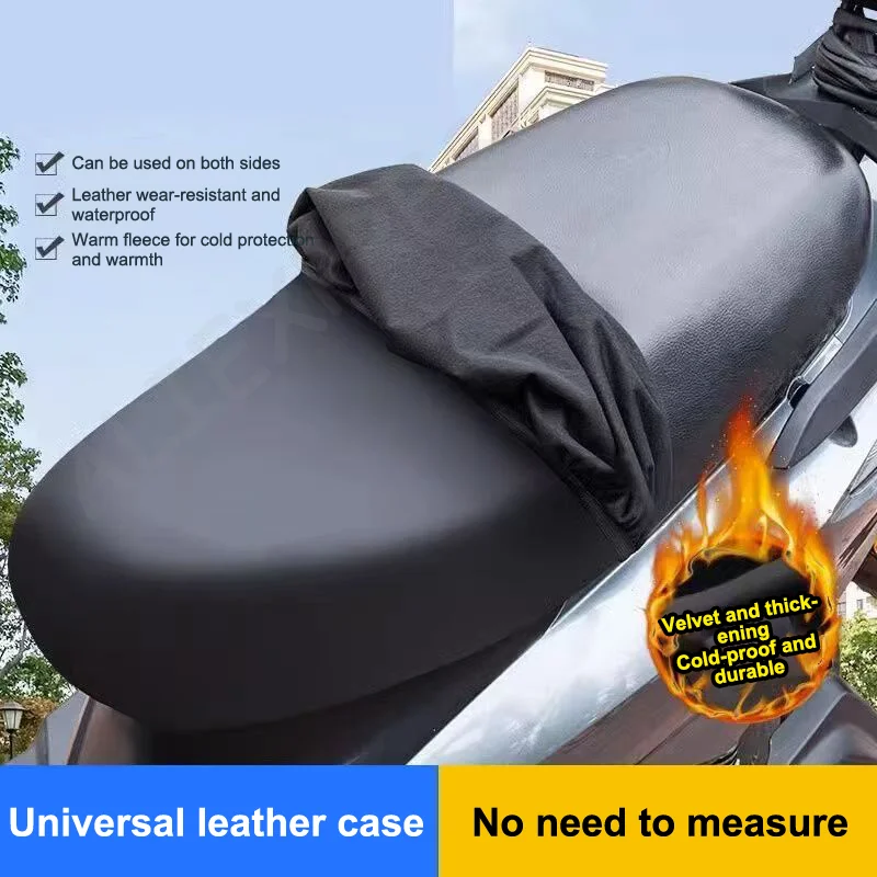 New Motorcycle Seat Covers Protector Autocycle Seat Cushion Pu Leather Anti Scratch Cover Mats For Motor Electric Scooter