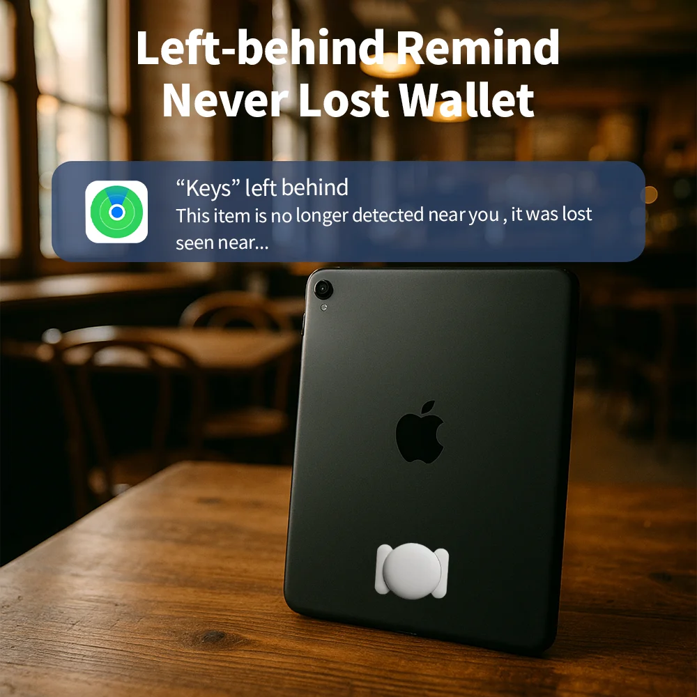 Location Tracker with Strong Magnetic IOS Anti-loss Positioning Device Kits for IPhones Locator Works with Apple Find My APP
