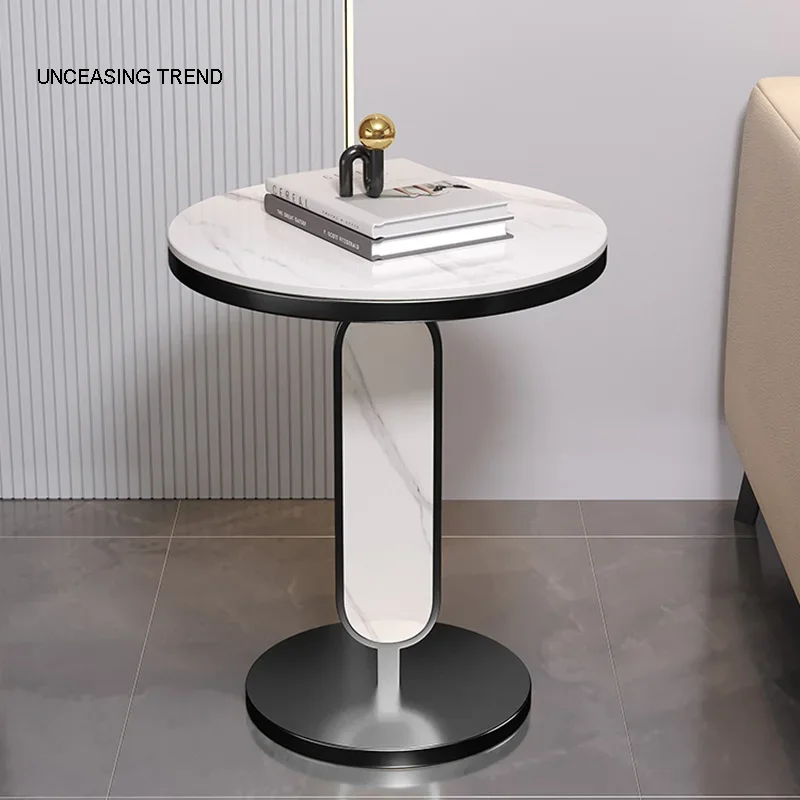 Auxiliary Coffee Tables Luxury Round Mobile Small Elegant Designer Side Table Living Room Zigon Sehpa Home Furniture MQ50CJ