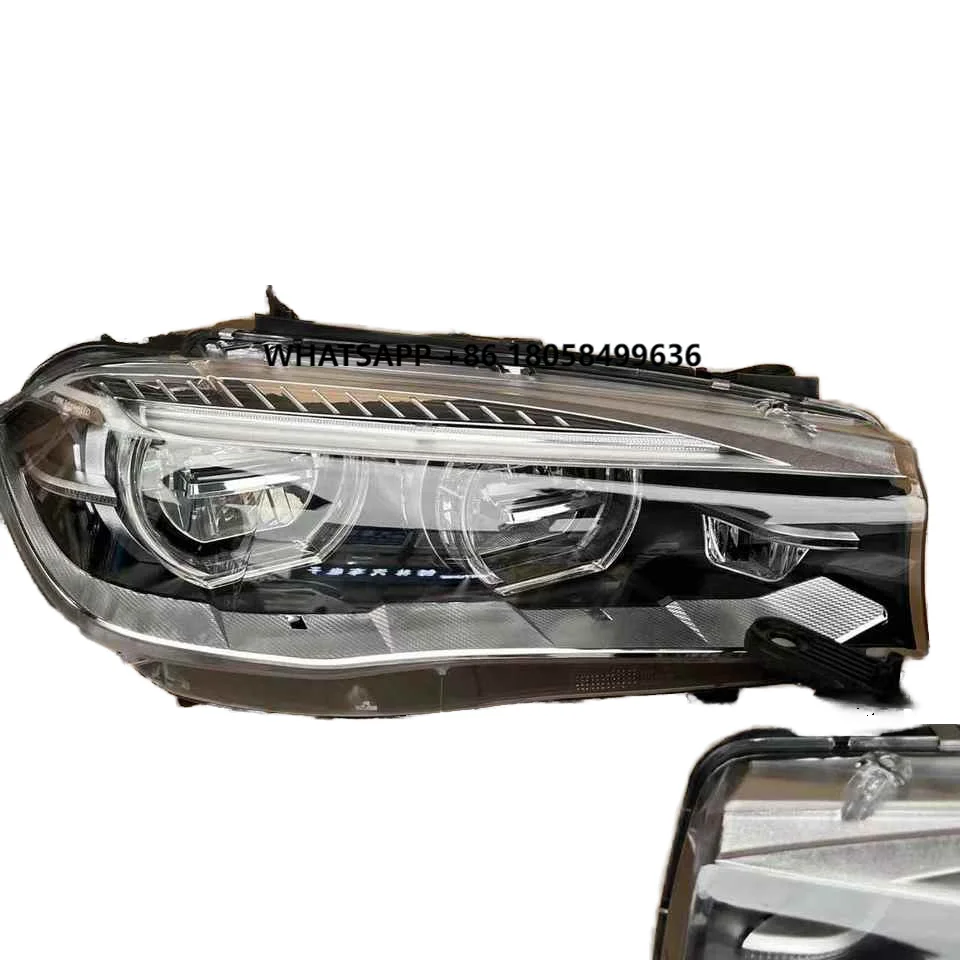 

High-End LED Adaptive Headlights Assembly for BW X5 X6 F15 F16 14-18 Upgraded OEM Style