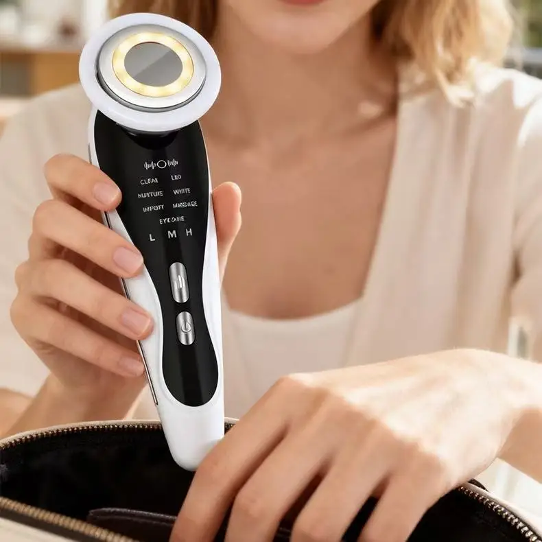 

Professional 7 in 1 Face Beauty Device Home Use Beauty Equipment Vibration Face Lift Device Skin Care Facial Device