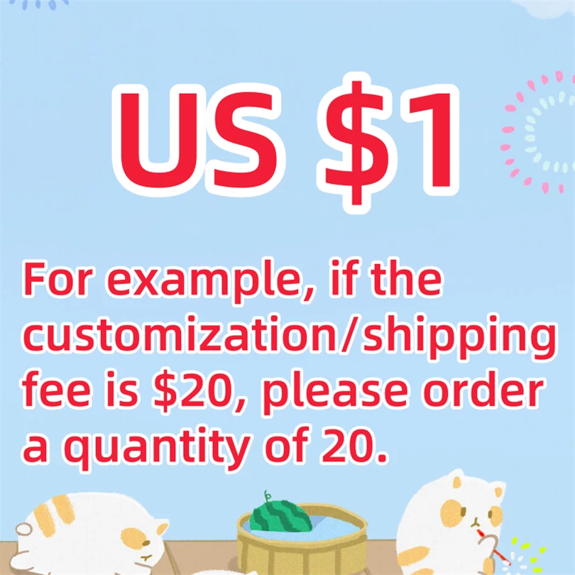 Extra fee(Extra shipping cost or Extra custom fee)