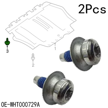 Vis de plaque anti-éclaboussures inférieure M8X20, 2 pièces, pour Vw Caddy Beetle Eos Golf Jetta Passat Polo Skoda Seat Audi A1 A2 A3 A4 A5 Q3 WHT 000729 A