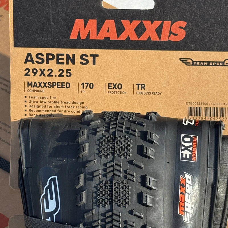 Maxxis Aspen ST 29er MTB-Reifen 170TPI Tubeless Ready Faltbar 29x2.25/2.4 XC Cross Country Mountainbike Fahrradreifen – Detail 2
