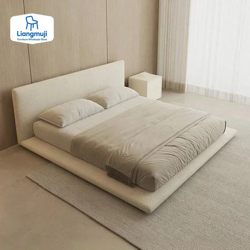 

Hotel Nightstands Bed Queen Size Luxury Headboard Frame Bed Lounge Sleeping Cama De Lujo Para Dormitorio Bedroom Furniture
