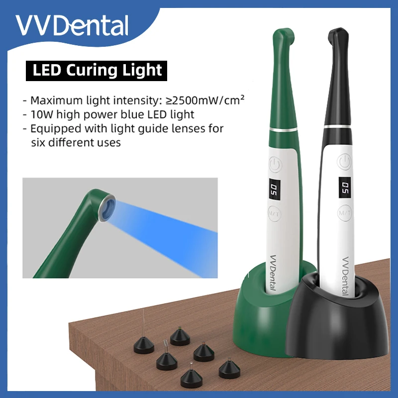 Беспроводная лампа для фотополимеризации vdental
