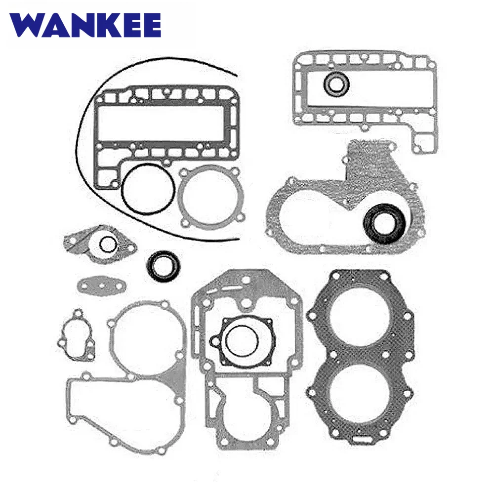 695-W0001 Power Head Gasket Kit For Yamaha Outboard Parts C25 2T  695-W0001-03 695-W0001-00
