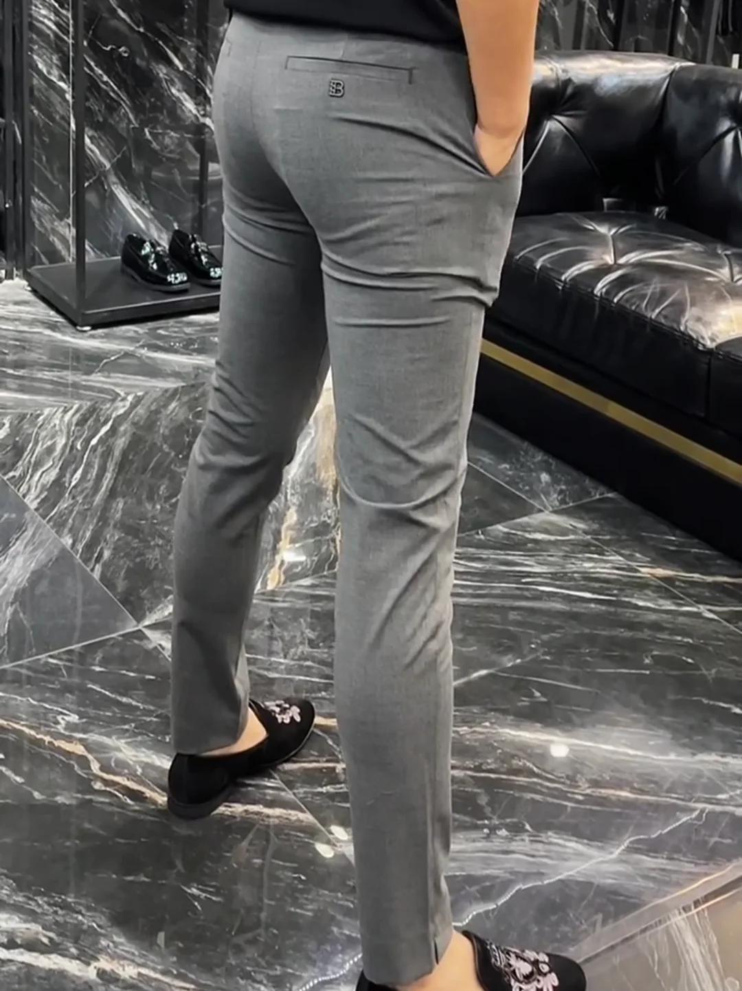Faionable Comfortable Men's Casual Pants Spring Autumn Sle Personali Slim Fit Busin Casual Trendy mid Waist Long Pants