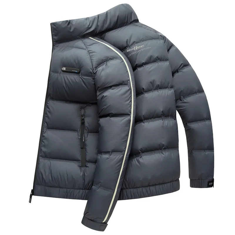 

2023 Winter Men's New Stand Up Neck Casual Simple and Thick Versatile Down Jacket