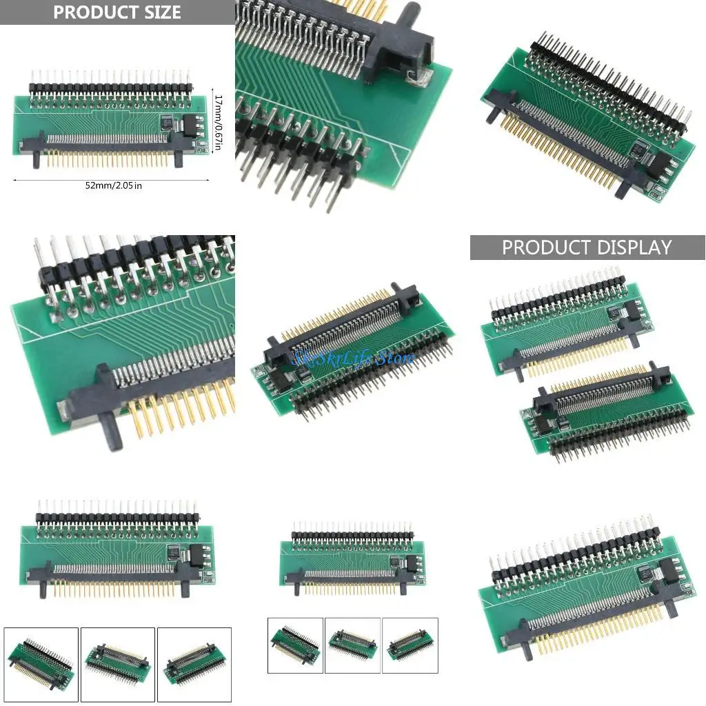 E65E Compact Flash 44PIN 2,5 "до 1,8" IDE 50 CIN -конвертер Адаптер Адаптер жесткий диск адаптатор карт карты