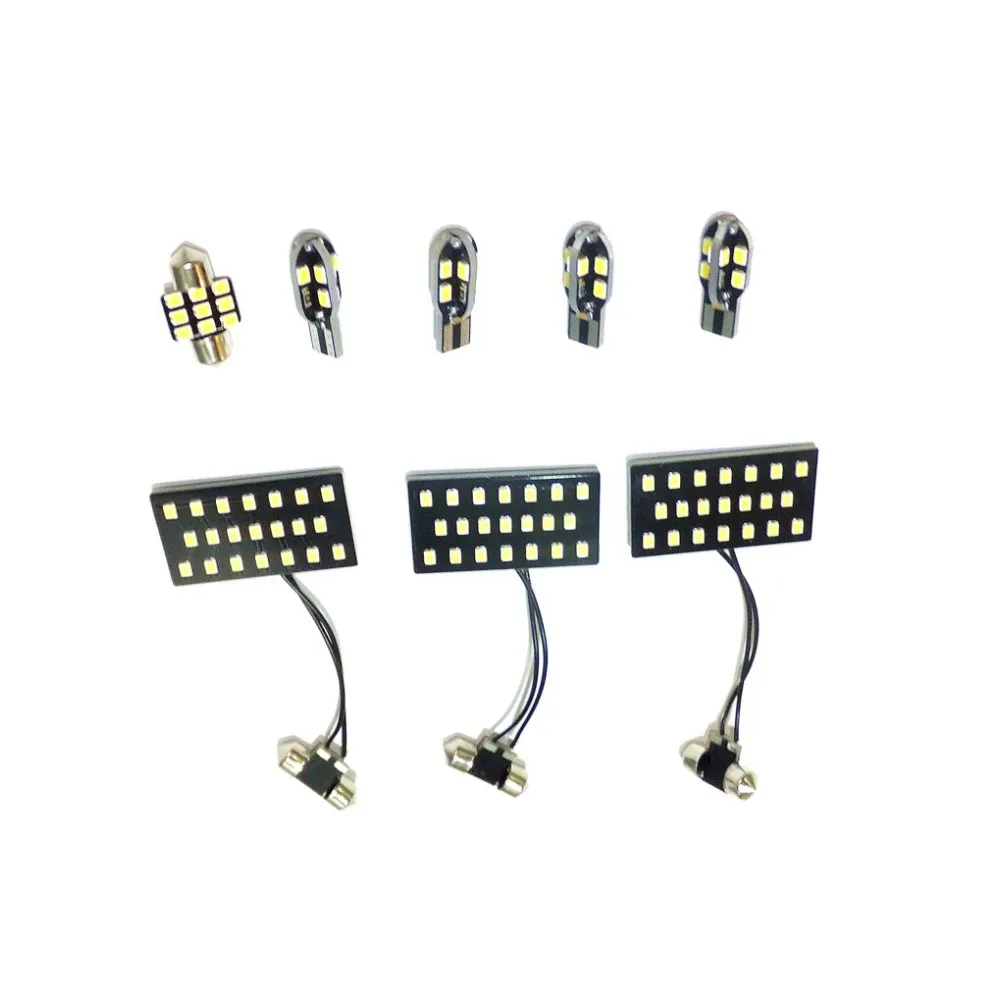 

July King Car LED Reading Lights Compatible for Lexus LS460 LS600h, 6000K Car Interior Indoor Dome Map Light, 8 pcs
