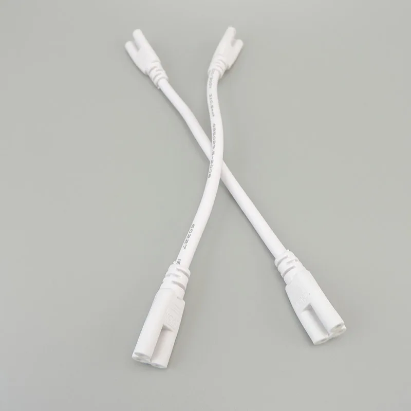 3 pin LED Tube Connector Two-phase Three-phase T5 T8 Led Lamp Lighting Connecting Double-end Cable Wire