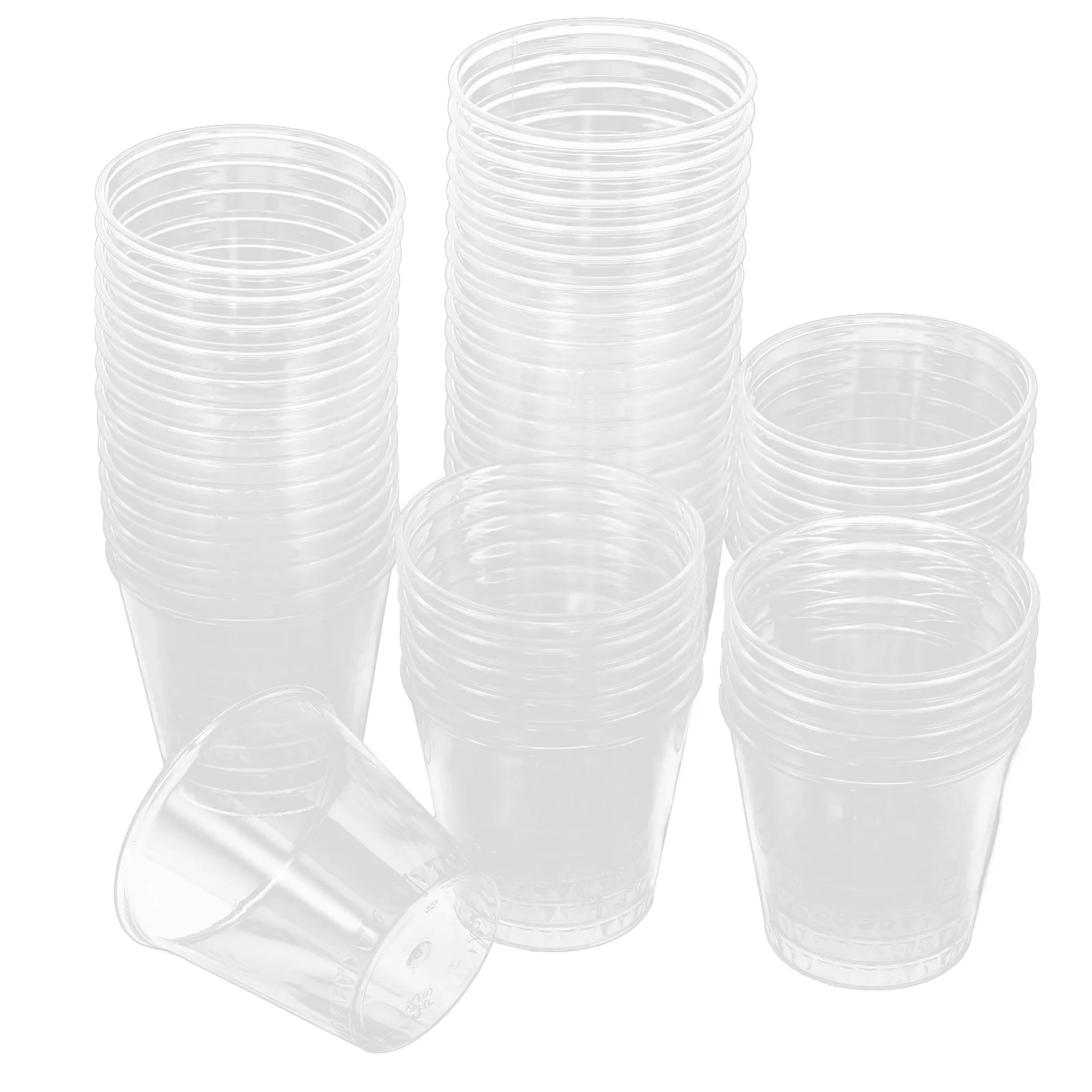 

Plastic Drinking Cups Clear Disposable Party Wine Cold Water Tumbler Shot Cocktail Beers Transparent For Weddings