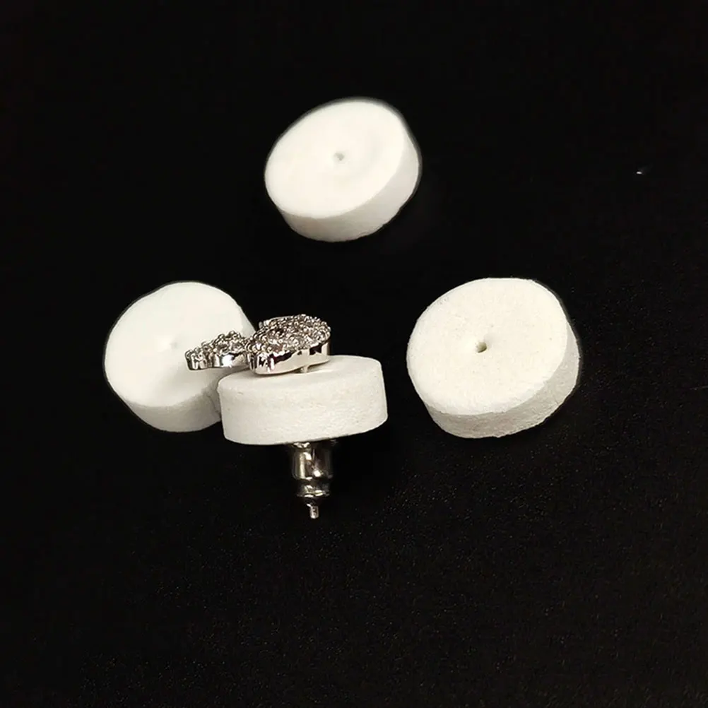 

1000Pcs White 12Mm Foam Pads for Earrings Soft Backings Replacement Studs Clip on Earrings Jewelry Findings