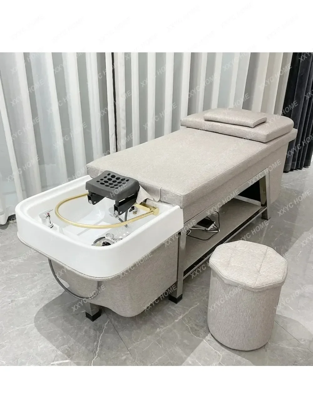 

Shower Head Shampoo Chair Hair Stylist Water Circulation Shampoo Bed Wash Hair Silla Peluqueria Furniture MQ50SC