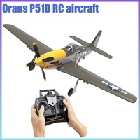 Orans P51d Remote Control Aircraft 2.4g Electric Brushless Motor Epp Fixed Wing Four-Channel Tumbling Model Aircraft Fighter Toy