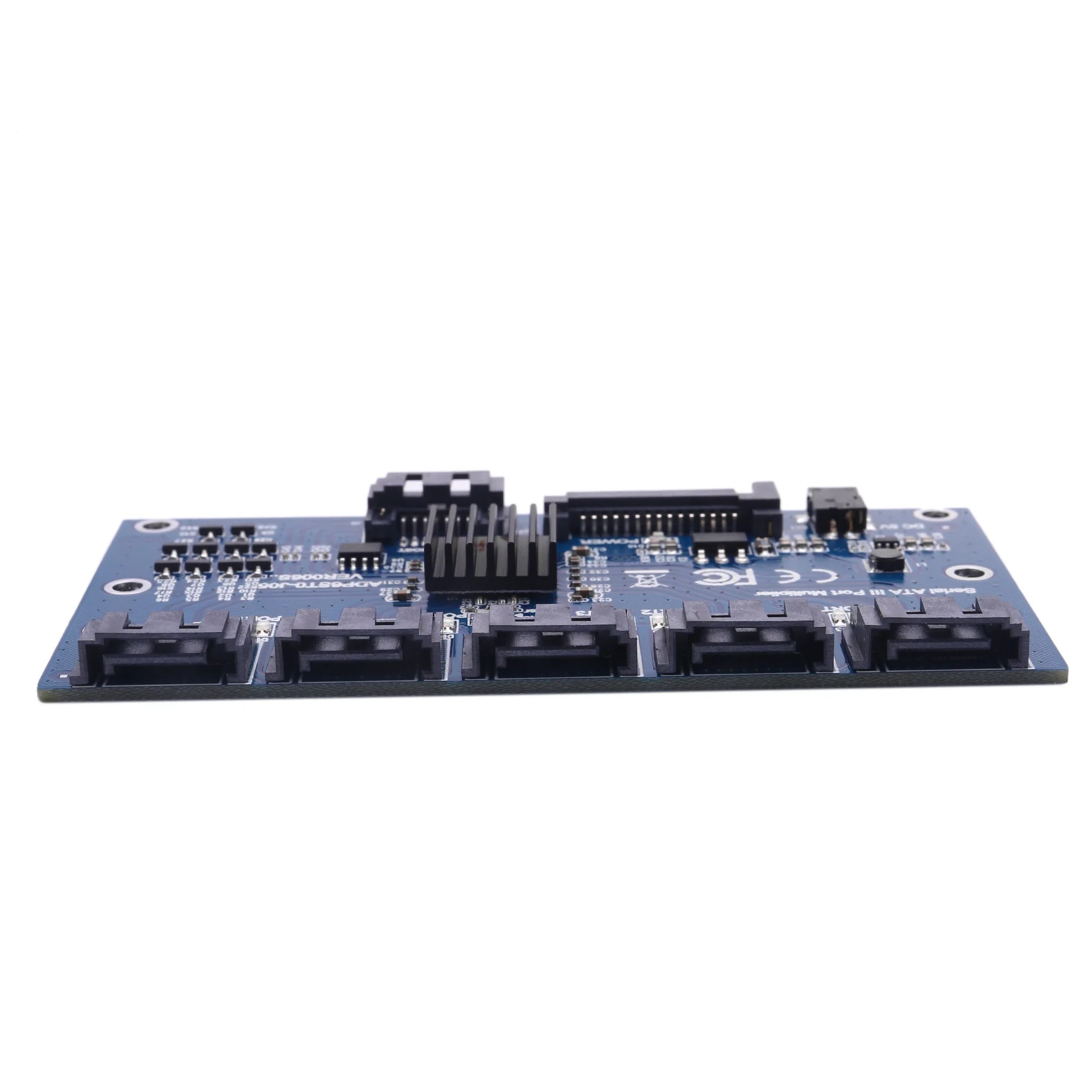 4X Controller Card Motherboard Sata Expansion Card 1 To 5 Port Sata3.0 6Gbps Multiplier Sata Port Riser Card Adapter